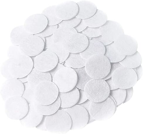 1000 Pcs 2.5cm White Craft Felt Circles Fabric Craft Rounds Crafting Felt Circles Round Felt Pads Hair Clip Making Accessories in Saudi Arabia