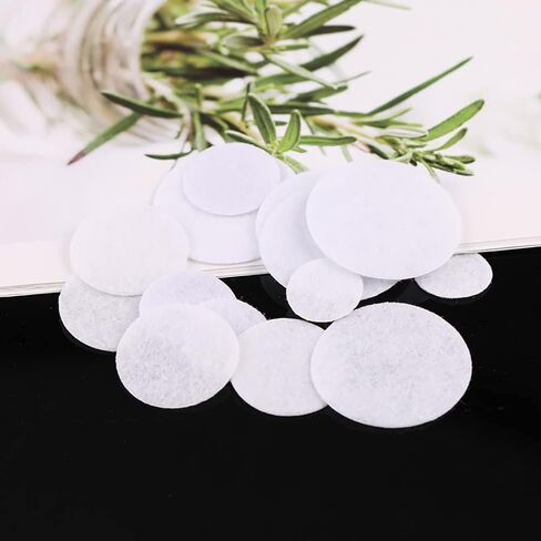 1000 Pcs 2.5cm White Craft Felt Circles Fabric Craft Rounds Crafting Felt Circles Round Felt Pads Hair Clip Making Accessories in Saudi Arabia