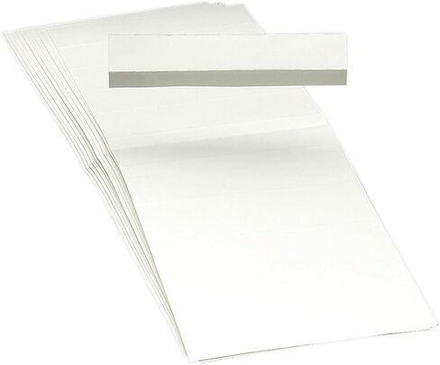Smead Replacement Insert for Poly Tab, Blank, 1/3-Cut, White, 100 per Pack (68670) in Saudi Arabia