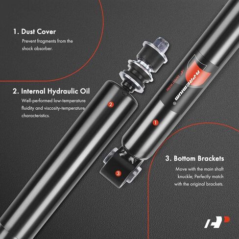 A-Premium Rear Pair (2) Shock Absorber Compatible with Toyota 4Runner 2003-2009, FJ Cruiser 2007-2009, Driver and Passenger Side in Saudi Arabia