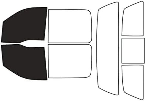 Rvinyl Window Tint Kit Compatible with Ford F-150 2004-2008 (4 Door) - Front Precut Kit - 20% in Saudi Arabia