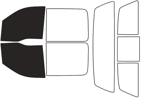 Rvinyl Window Tint Kit Compatible with Ford F-150 2004-2008 (4 Door) - Front Precut Kit - 20% in Saudi Arabia