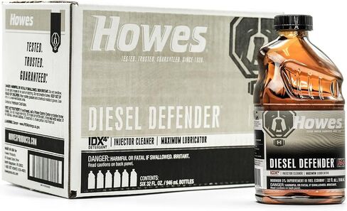 Howes Diesel Defender منظف حاقن 32 أونصة ومشحم وقود الديزل (ستة زجاجات سعة 32 أونصة) in Saudi Arabia