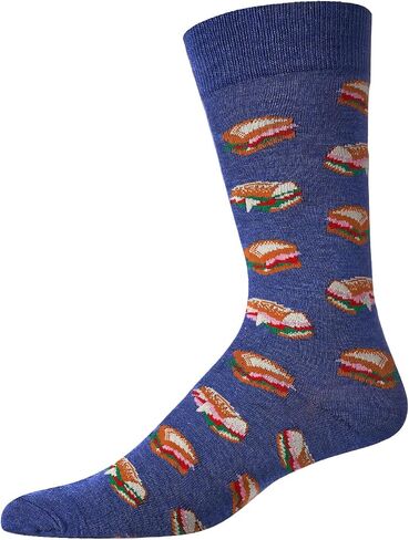 MeMoi Men's Tasty Hoagies Rayan Blend Novelty Crew Sock in Saudi Arabia