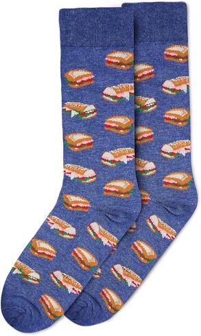 MeMoi Men's Tasty Hoagies Rayan Blend Novelty Crew Sock in Saudi Arabia