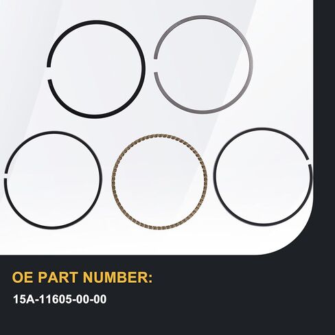 STD 67 مللي متر مجموعة حلقات المكبس 15A-11605-00-00 لياماها TW200 1989-2023 YTM200 1983-1989 in Kuwait