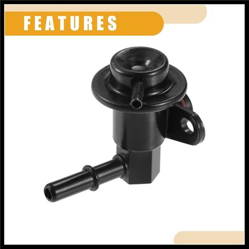 Fuel Injection Pressure Regulator No.35301-39410 - Car Fuel Pressure Regulator - for Kia Sorento 2003-2006 Metal Black - 1 Pc Durable Material in Saudi Arabia