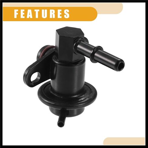 Fuel Injection Pressure Regulator No.35301-39410 - Car Fuel Pressure Regulator - for Kia Sorento 2003-2006 Metal Black - 1 Pc Durable Material in Saudi Arabia