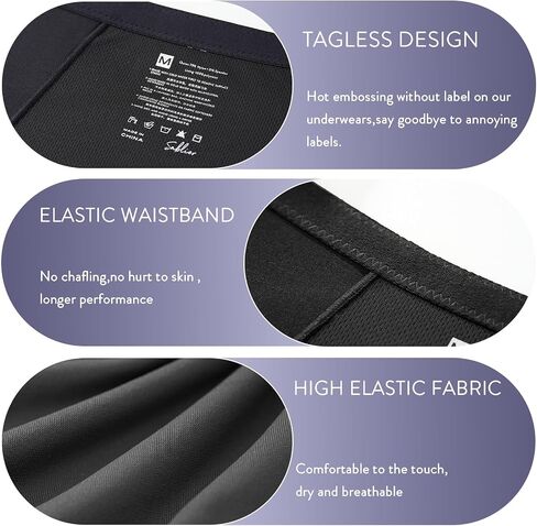 SABLIER Underwear for Women, Heavy Flow Leakproof Panties, Reusable, High-Waisted, Full Coverage, Sleep & Postpartum Support in Saudi Arabia