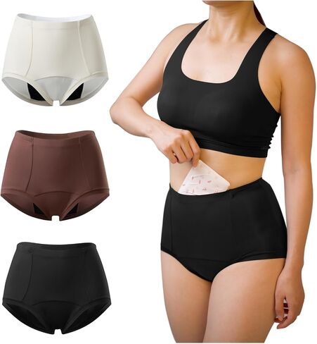 SABLIER Underwear for Women, Heavy Flow Leakproof Panties, Reusable, High-Waisted, Full Coverage, Sleep & Postpartum Support in Saudi Arabia