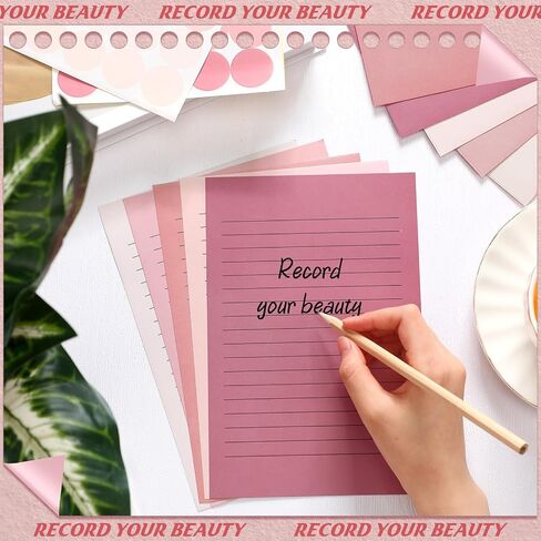 100 Pcs Stationery Lined Stationery Paper and Envelopes Set Includes 50 Letter Writing Paper and 50 Envelope for Office, 5.5 x 8.25 Inch(Purple) in Kuwait