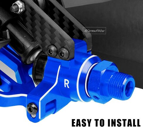 RC Upgrades Part for 1/10 Kraton 4x4 4S V2 BLX,Outcast 4X4 4S V2 BLX,Steel #45 Driveshafts,Alloy Front Rear Suspension Arms,Steering Blocks,Caster Blocks,Stub Axle Carriers w/Hex,Navy Blue in Kuwait
