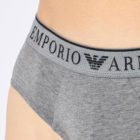 Emporio Armani Men's Stretch Cotton Endurance 2pack Brief in Saudi Arabia
