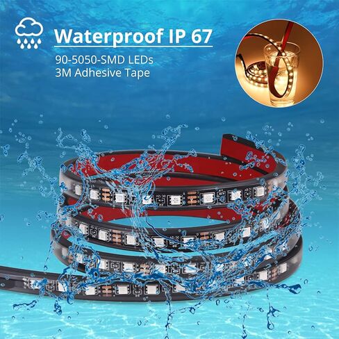 2 قطعة 60 بوصة RGB LED طقم شريط إضاءة لسرير الشاحنة مع وظيفة تنشيط الصوت لشاحنة سرير قارب بضائع بيك اب RV SUV مقاوم للماء IP67 طقم إضاءة الباب الخلفي ضوء قوارب 12 فولت والمزيد in Saudi Arabia