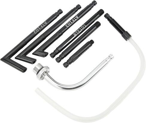 محول تعبئة السوائل، محول تعبئة زيت محول ATF 13 قطعة، محول تعبئة زيت السوائل، مجموعة أدوات موصل إعادة تعبئة الزيت مع صندوق تخزين لسيارات فورد، Adn، Kia in Kuwait