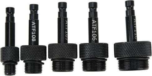 محول تعبئة السوائل، محول تعبئة زيت محول ATF 13 قطعة، محول تعبئة زيت السوائل، مجموعة أدوات موصل إعادة تعبئة الزيت مع صندوق تخزين لسيارات فورد، Adn، Kia in Kuwait