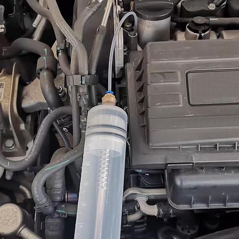 JIANWEI Oil Extractor Pump, 200mL Manual Fluid Extractor Oil Pump for Power Steering Transmission Gear Oil & Brake Fluid Transfers, Auto Extractor Oil Pump for Car Fluid Transfer(as Shown) in Saudi Arabia
