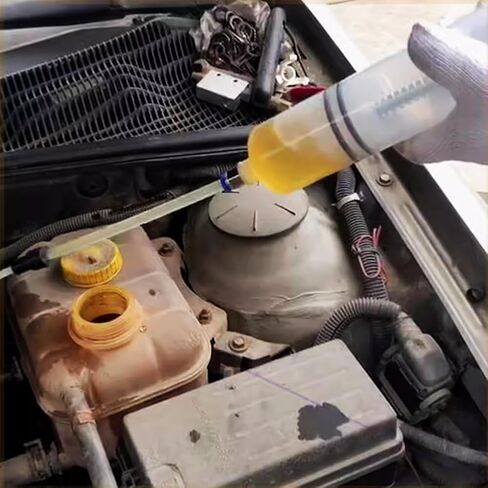 JIANWEI Oil Extractor Pump, 200mL Manual Fluid Extractor Oil Pump for Power Steering Transmission Gear Oil & Brake Fluid Transfers, Auto Extractor Oil Pump for Car Fluid Transfer(as Shown) in Saudi Arabia