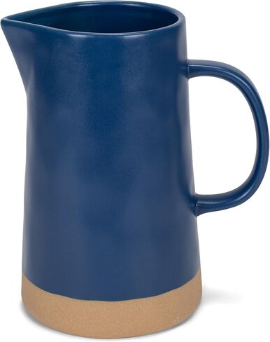 Nat & Jules Raw Bottom Matte Navy Blue 40 أوقية إبريق سيراميك in Kuwait