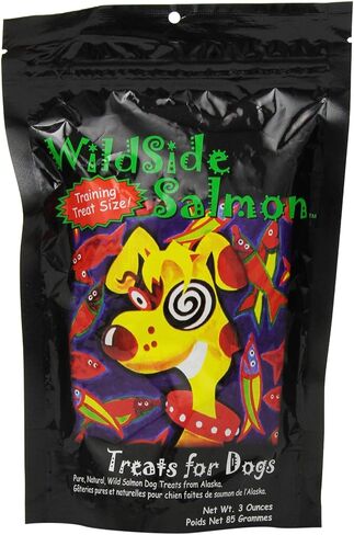 WildSide Salmon - Wild Alaskan Freeze Dried Salmon Treats for Dogs, 3 oz (3 Pack) in Saudi Arabia