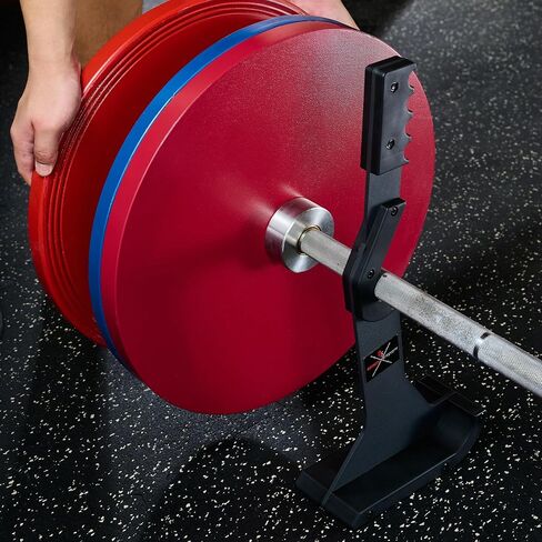 مقبض وقاعدة رافعة Deadlift/Barbell Jack غير قابلة للانزلاق - تدعم ما يصل إلى 715 رطل للتحميل والتفريغ بدون جهد لألواح الأثقال، مثالية لتمارين رفع الأثقال ورفع الأثقال in Kuwait