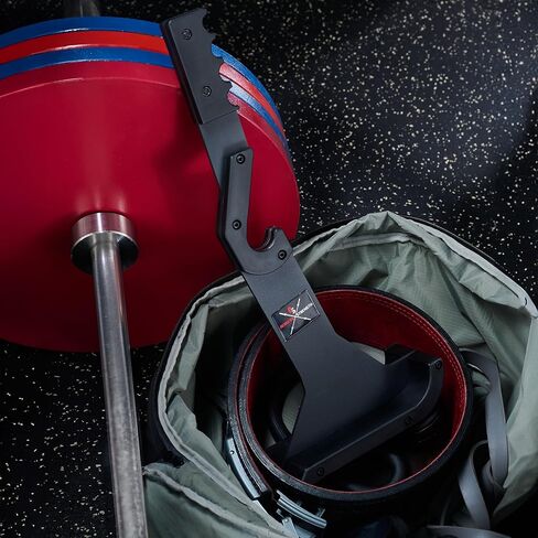 مقبض وقاعدة رافعة Deadlift/Barbell Jack غير قابلة للانزلاق - تدعم ما يصل إلى 715 رطل للتحميل والتفريغ بدون جهد لألواح الأثقال، مثالية لتمارين رفع الأثقال ورفع الأثقال in Kuwait