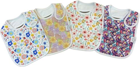 Isabeli Organic Cotton Toddler Bibs, Extra Large Drooling Bibs, Teething Bibs, Feeding Bibs, Large Bibs in Kuwait