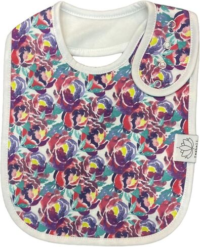 Isabeli Organic Cotton Toddler Bibs, Extra Large Drooling Bibs, Teething Bibs, Feeding Bibs, Large Bibs in Kuwait