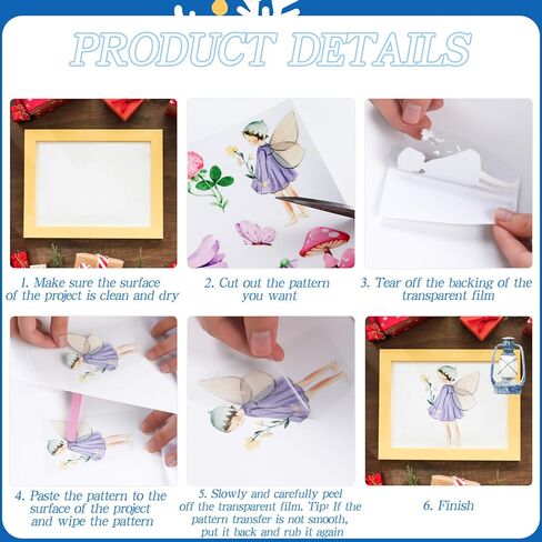Inspirational Words Rub on Transfers for Crafts - Wxiben 6 Sheets Motivational Words Rub on Transfers for Furniture Butterfly Rub on Transfer Decal for Wood Wall Stickers DIY Craft Home Decor in Saudi Arabia