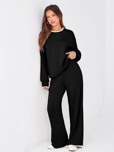 Glamaker Womens Sweatsuits Two Piece Sets for Women Fall Travel Sets For Women Matching Sweatsuit Set in Saudi Arabia