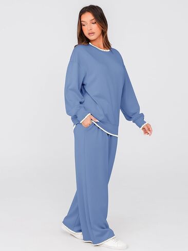 مجموعة بذلات رياضية نسائية من Glamaker مكونة من قطعتين للنساء في الخريف ومجموعات سفر للنساء طقم بدلة رياضية متطابقة in Kuwait