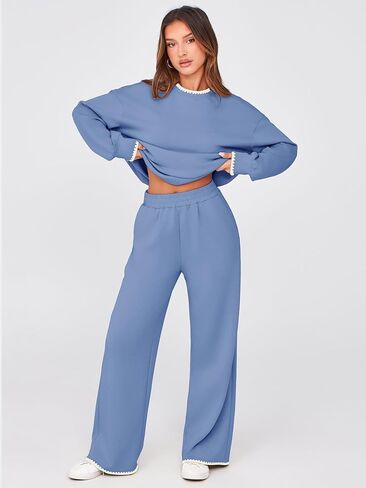 مجموعة بذلات رياضية نسائية من Glamaker مكونة من قطعتين للنساء في الخريف ومجموعات سفر للنساء طقم بدلة رياضية متطابقة in Kuwait