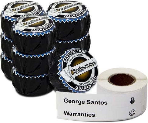 OfficeSmartLabels - 9/16" x 3-7/16" 2-Up File Folder Labels, Compatible with 30277 (10 Rolls / 260 Labels Per Roll) in Saudi Arabia