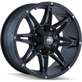 Mayhem Rampage 8090 Wheel with Matte Black Finish (20x9"/8x180mm)