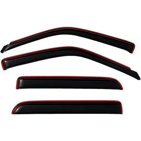 Auto Ventshade [AVS] In-Channel Ventvisor / Window Deflectors | Fits 2001 - 2003 Ford F-150 SuperCrew, 2002 - 2003 Lincoln Blackwood, 4 pcs. | Smoke - 194949