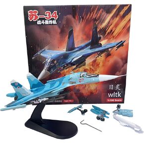 Sukhoi Su-34 1/100 Diecast Aircraft Model