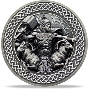 Viking Ship & Tree of Life Medallion Set | Norse Mythology Commemorative Coin with Capsule, Display Stand & Card | Faith-Inspired Gifts for Spirit of Adventure and Exploration for Men & Women