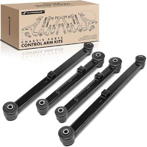 A-Premium Set of 4, Rear Upper Lower Control Arm Kit, with Bushing, Compatible with Ram 1500 2013-2023, 1500 Classic 2019-2023