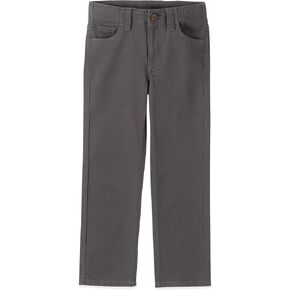 Chaps Boys' School Uniform Stretch Twill 5 Pocket Pant
