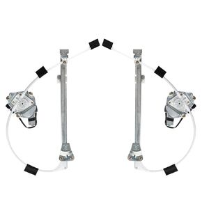 Rear Set Power Window Regulator with Motor Assembly Compatible For Jeep Liberty KJ 2002-2006 Left Right Replace 748-569 748-568 68059647AA 68059646AA ( Driver and Passenger)Ball Stud Style Only