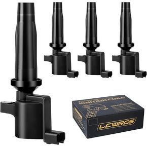 Set of 4 Ignition Coil Pack Fits for 2.0 2.3 2.5 L4 2003-2011 Ford Focus, 2005-2019 Ford Escape, 2010-2020 Ford Fusion, 2004-2005 Mazda 3 Mazda 6 Replaces# DG501 DG504 DG541 DG507 FD505