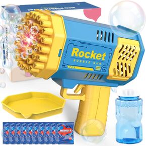 Toys for 3-8 Year Old Boys Girls: Bubble Machine for Kids with Bubble Solution, Gifts for 3 4 5 6 7 8 Years Old Boy Birthday Toy for Kid Toddlers Ages 4-6 Outdoor Wedding Bubbles Blower Maker