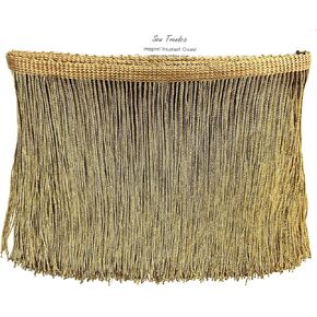 جميل 10 ياردات من 6 بوصات طويلة من الخيوط ذات شراشيب وخياطة خيطية وأزياء الرقص والستائر وظلال المصابيح - النبيذ الأحمر العنابي