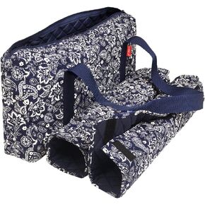 New! - Empty Mahjong Bag - Paisley Blue Soft Bag by Linda Li™ - Empty Bag Only