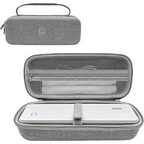 Portable Printer Case Compatible with JADENS Portable Printers Wireless PD-A4/Gloryang Inkless Printer PD-A4,Hard Storage Box for Thermal Printer Paper and Accessories (Case Only)