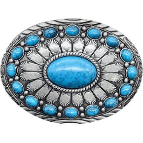 Western Belt Buckle for Men Vintage Luminous Scorpion Cowboy Rodeo Belt Buckles for Women