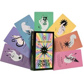 ESOTHERIC Inner Power Oracle Cards, Your Daily Guidance for Personal and Spiritual Growth, Oracle Cards to Discover Your Inner Wisdom, Oracle Cards and Guide