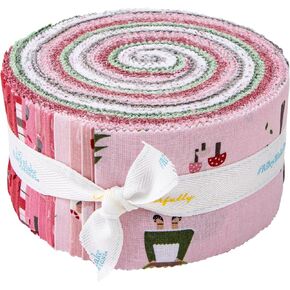 Jennifer Long to Grandmother's House Rolie Polie 40 2.5-inch Strips Riley Blake RP-14370-40