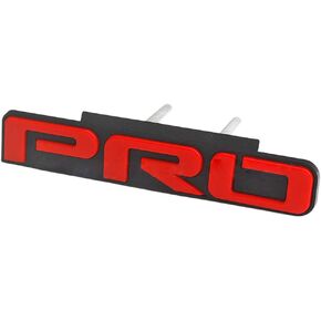 for TRD PRO Front Grille Insert Emblem Badge 5 9/16 INCH,3D Grille Decoration Nameplate Decal,Fit for Tacoma Tundra 4runner Pack of 1 (Red)