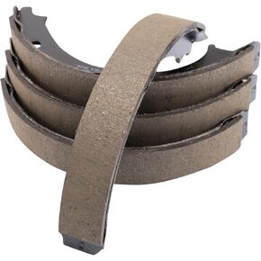 TRQ Rear Parking Brake Shoe Set Compatible with 2006-2010 Jeep Commander 2005-2010 Grand Cherokee